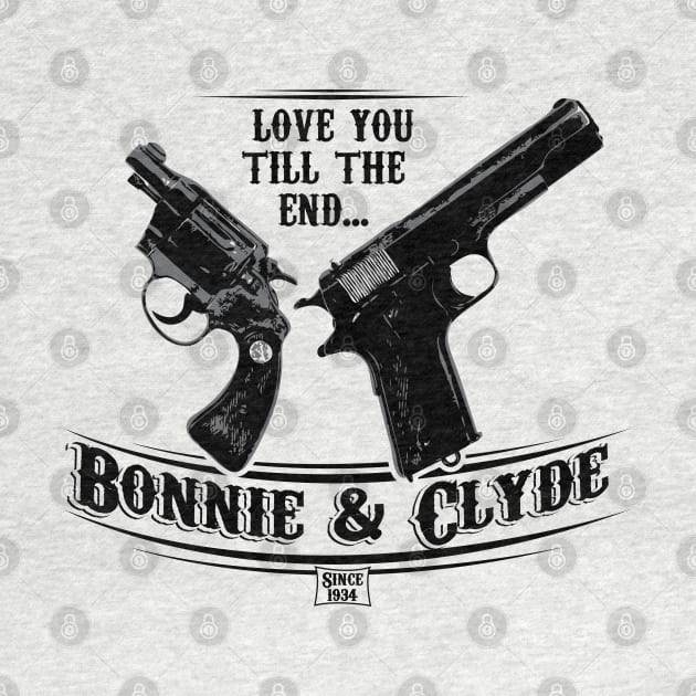 Bonnie & Clyde by Illustratorator